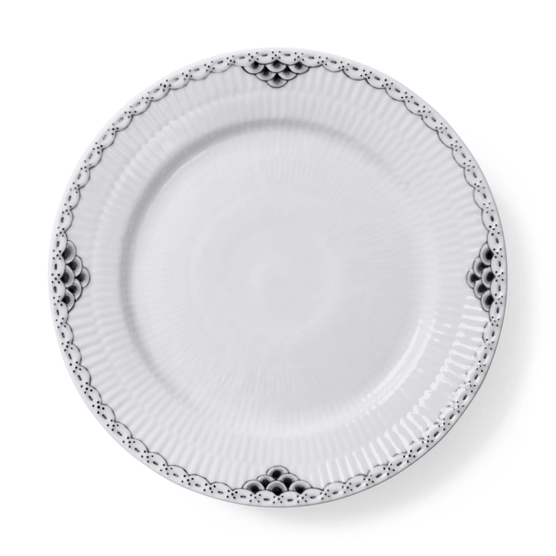 Black Lace side plate, Ø19 cm Royal Copenhagen