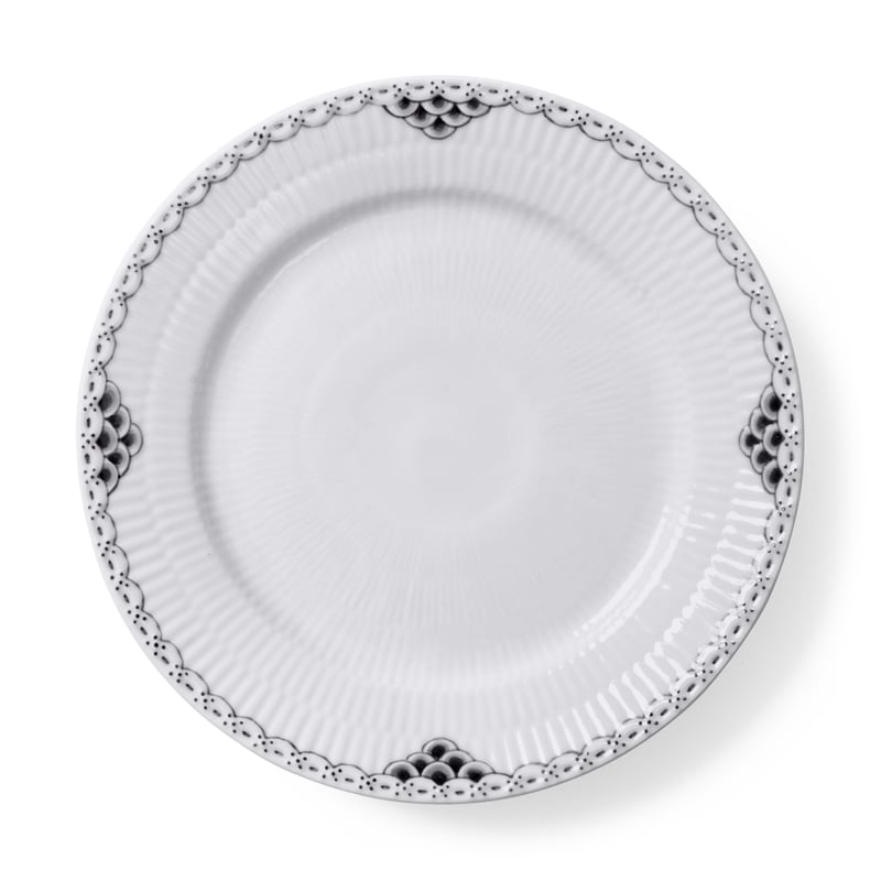 Royal Copenhagen Black Lace side plate Ø19 cm