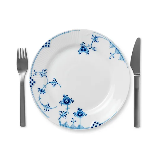 Blue Elements plate, Ø 22 cm Royal Copenhagen