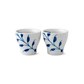 Blue Fluted egg cup 2-pack - 4.8 cm - Royal Copenhagen