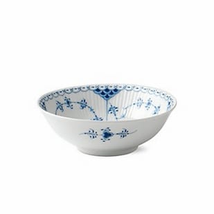 Blue Fluted Half Lace bowl - 38 cl - Royal Copenhagen