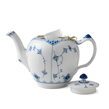 Blue Fluted Half Lace tea pot - 1 l - Royal Copenhagen