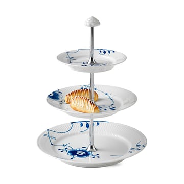 Blue Fluted Mega 3 tier cake stand - 35 cm - Royal Copenhagen