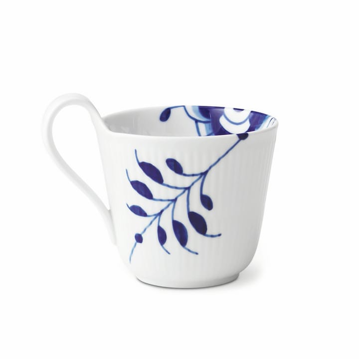 Blue Fluted Mega cup with high handle - 33 cl - Royal Copenhagen