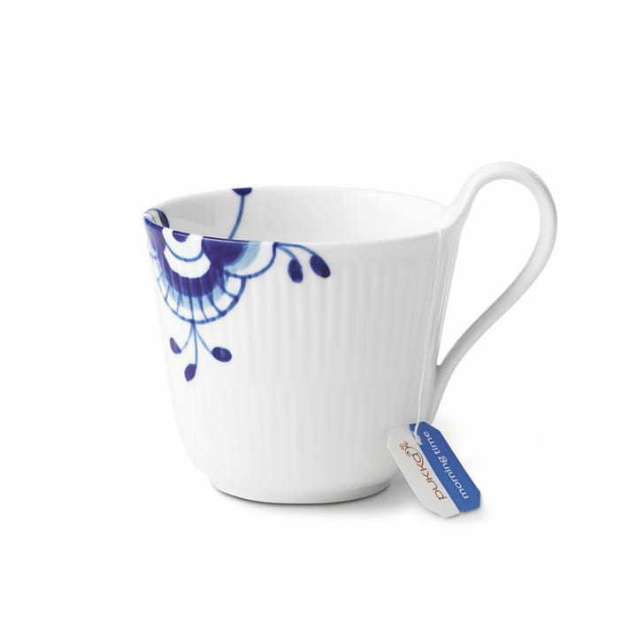 Blue Fluted Mega cup with high handle - 33 cl - Royal Copenhagen