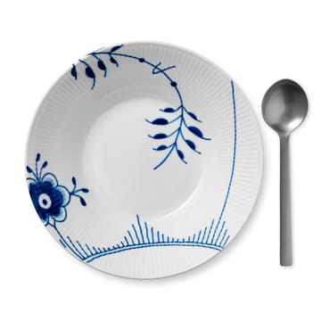 Blue Fluted Mega deep plate 2 - 24 cm - Royal Copenhagen