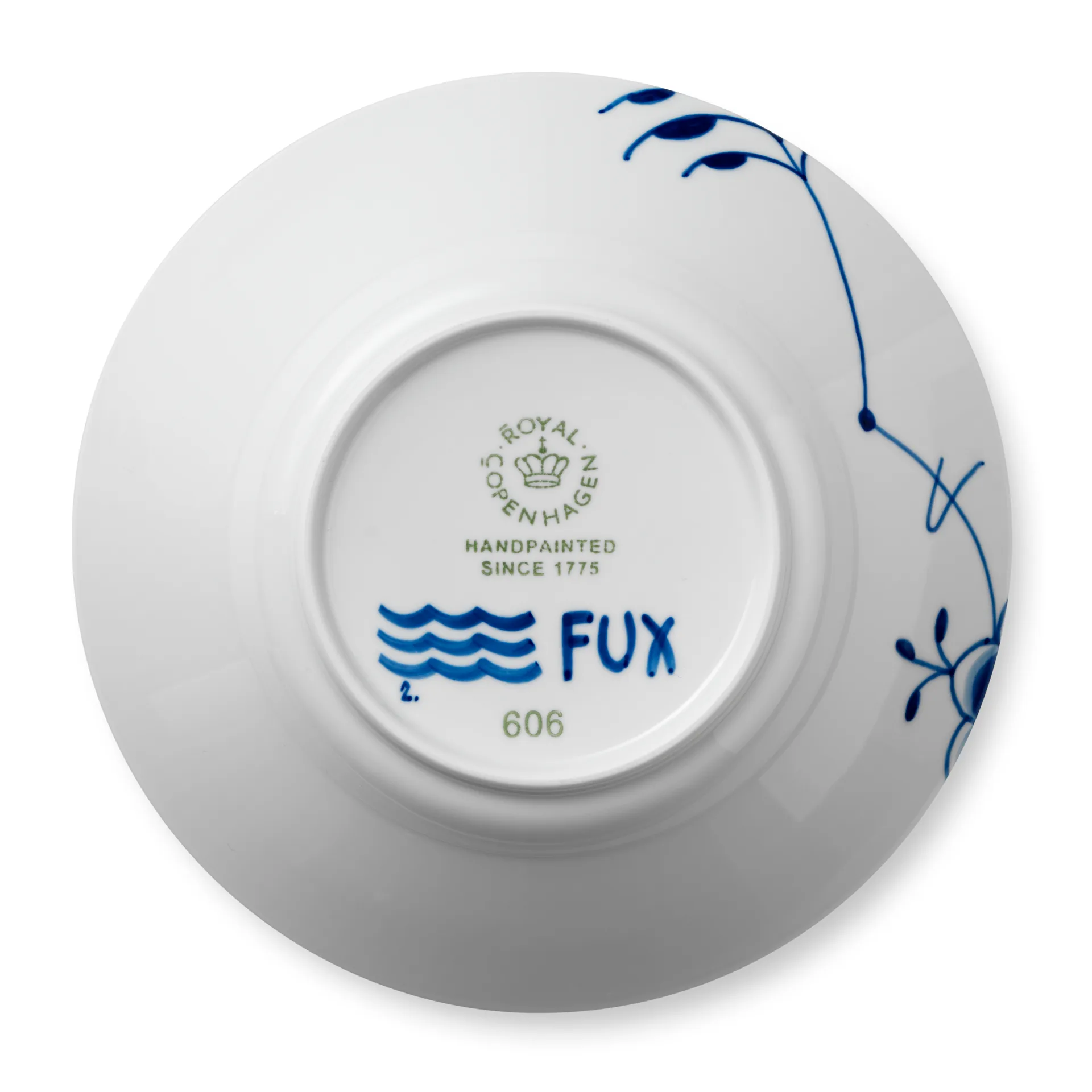 Blue Fluted Mega deep plate 2, 24 cm Royal Copenhagen