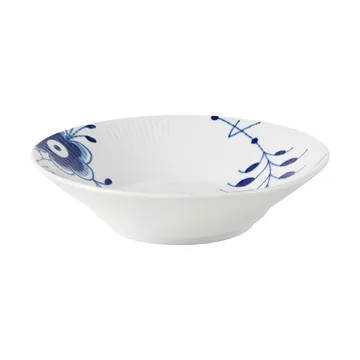 Blue Fluted Mega deep plate Ø21 cm - White-blue - Royal Copenhagen