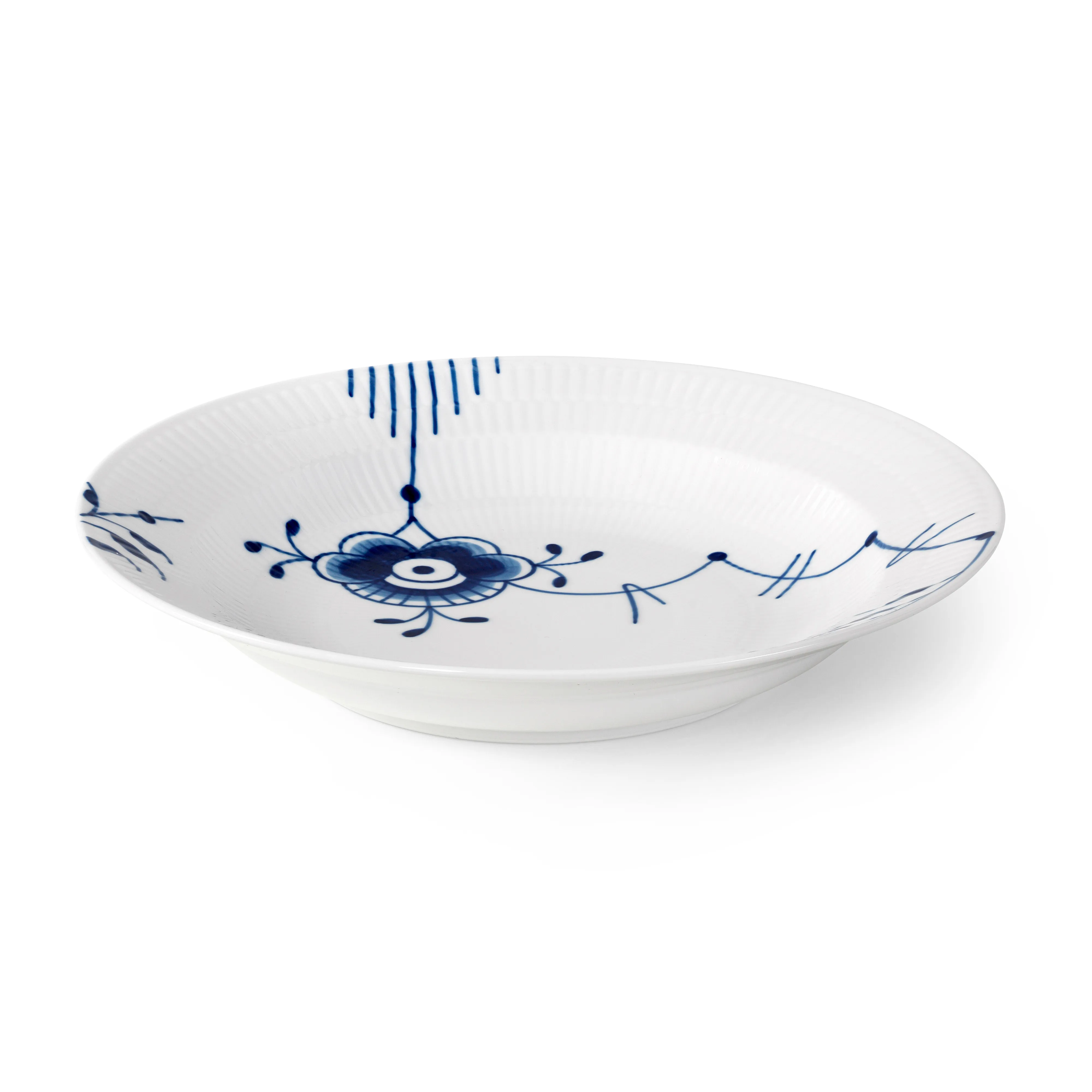 Blue Fluted Mega deep plate from Royal Copenhagen - NordicNest.com