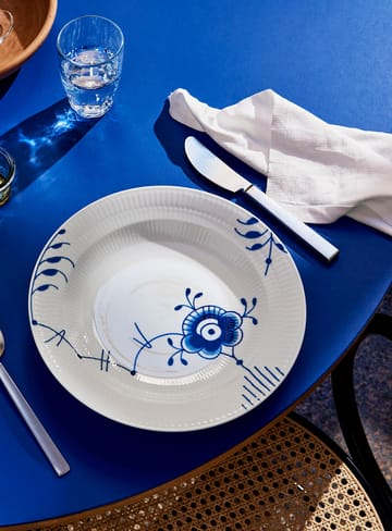 Blue Fluted Mega deep plate - Ø27 cm - Royal Copenhagen