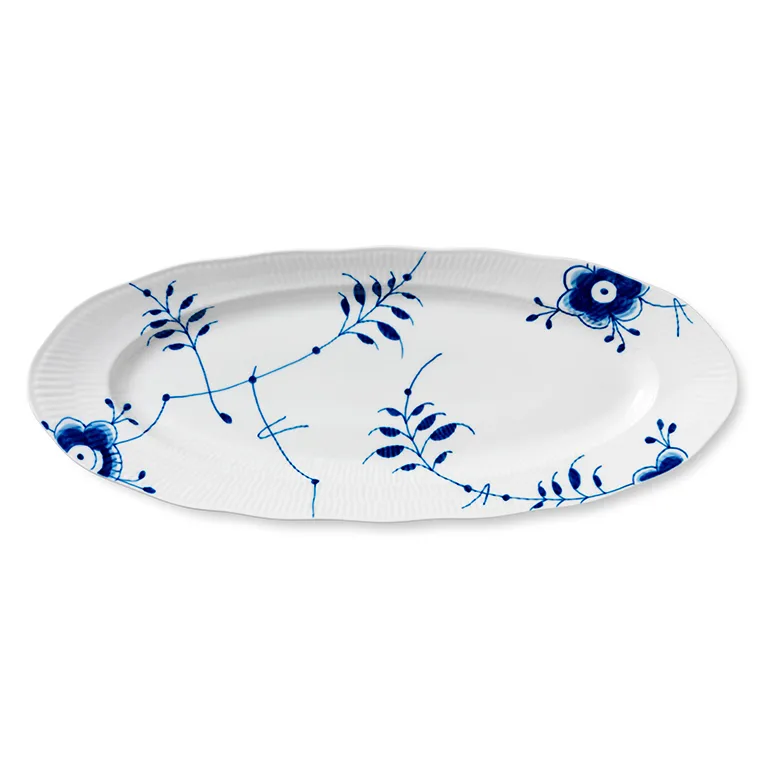 Blue Fluted Mega fish dish, Ø 60 cm Royal Copenhagen