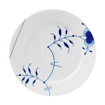 Blue Fluted Mega Limited Edition side plate Ø22 cm - White-blue - Royal Copenhagen