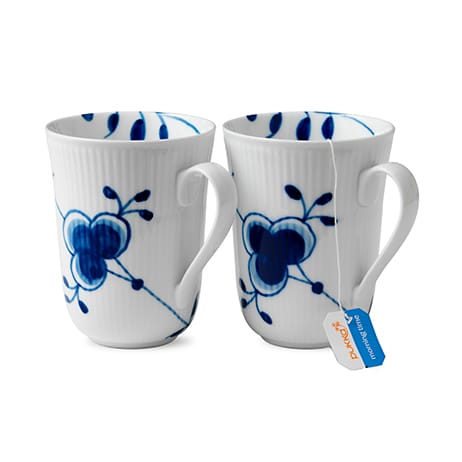 Blue Fluted Mega mug 2-pack, 36 cl Royal Copenhagen