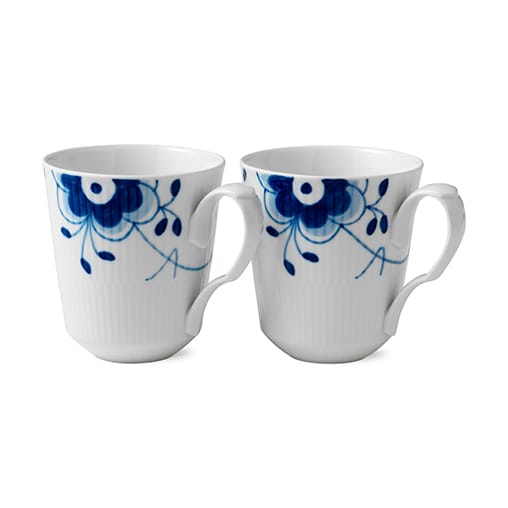 Blue Fluted Mega mug 2-pack - 37 cl - Royal Copenhagen