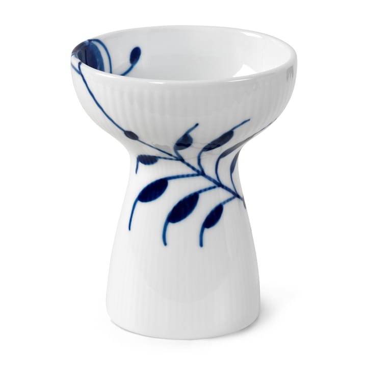 ROYAL COPENHAGEN BLUE FLUTED PLAIN VASE 8 - GreenerGrassDesign