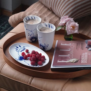 Blue Fluted Mega oval dish - Ø 23 cm - Royal Copenhagen