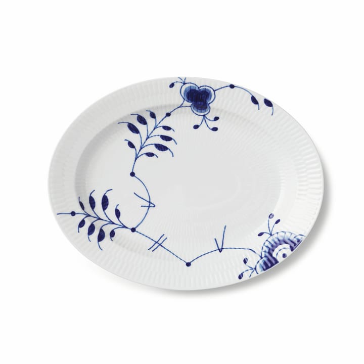 Blue Fluted Mega oval dish - 30.1 cm - Royal Copenhagen