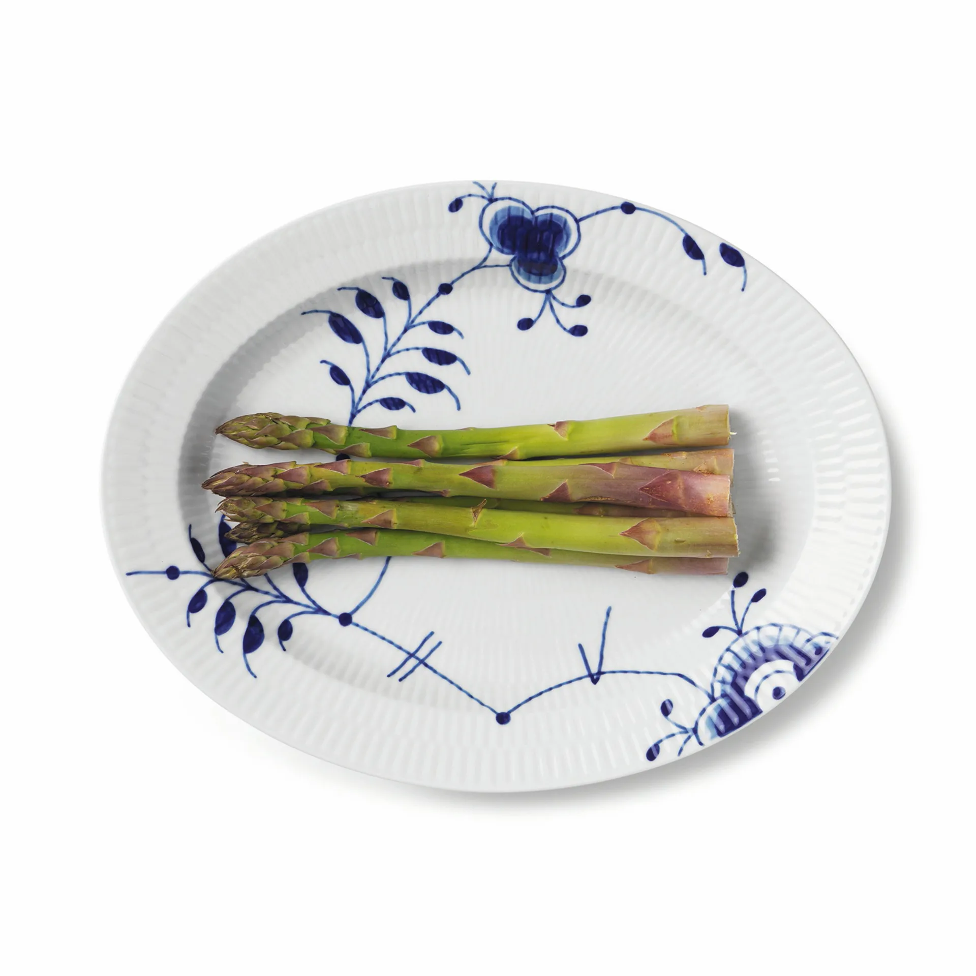 Blue Fluted Mega oval dish, 30.1 cm Royal Copenhagen