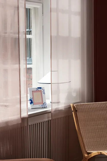 Blue Fluted Mega photo frame 16.5x21 cm - White-blue - Royal Copenhagen