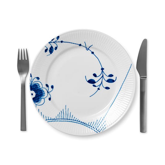 Blue Fluted Mega plate 2, Ø 22 cm Royal Copenhagen
