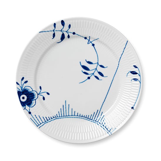 Blue Fluted Mega plate 2 - Ø 27 cm - Royal Copenhagen