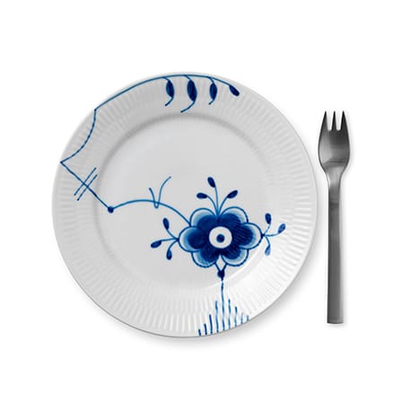 Blue Fluted Mega plate 6, Ø 19 cm Royal Copenhagen