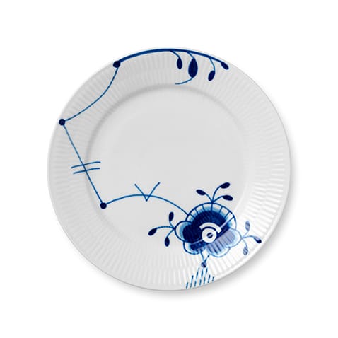 Blue Fluted Mega plate 6, Ø 22 cm Royal Copenhagen