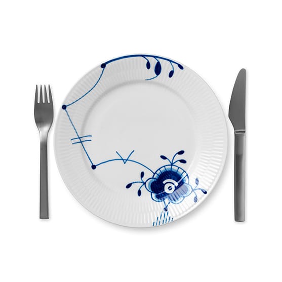 Blue Fluted Mega plate 6, Ø 22 cm Royal Copenhagen