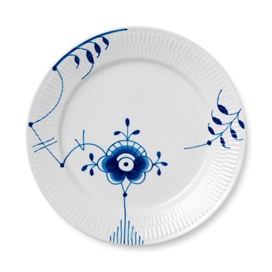 Blue Fluted Mega plate 6 - Ø 27 cm - Royal Copenhagen