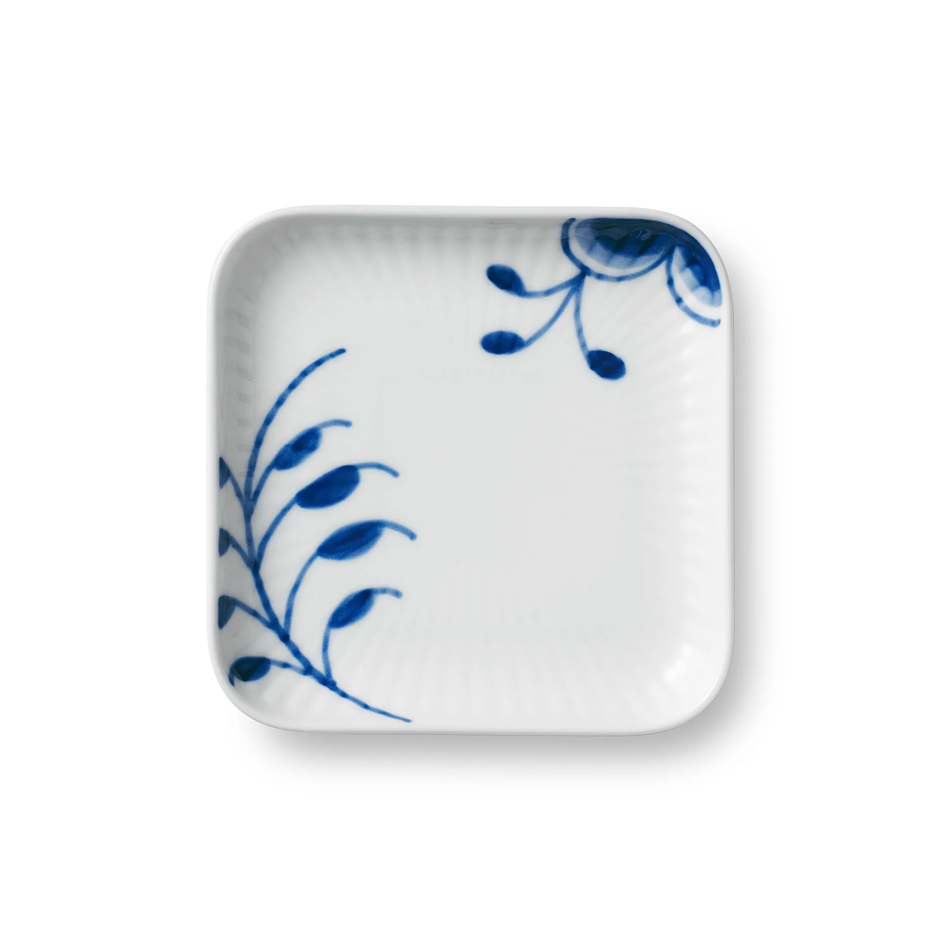 Blue Fluted Mega quarter plate, 9x9 cm Royal Copenhagen