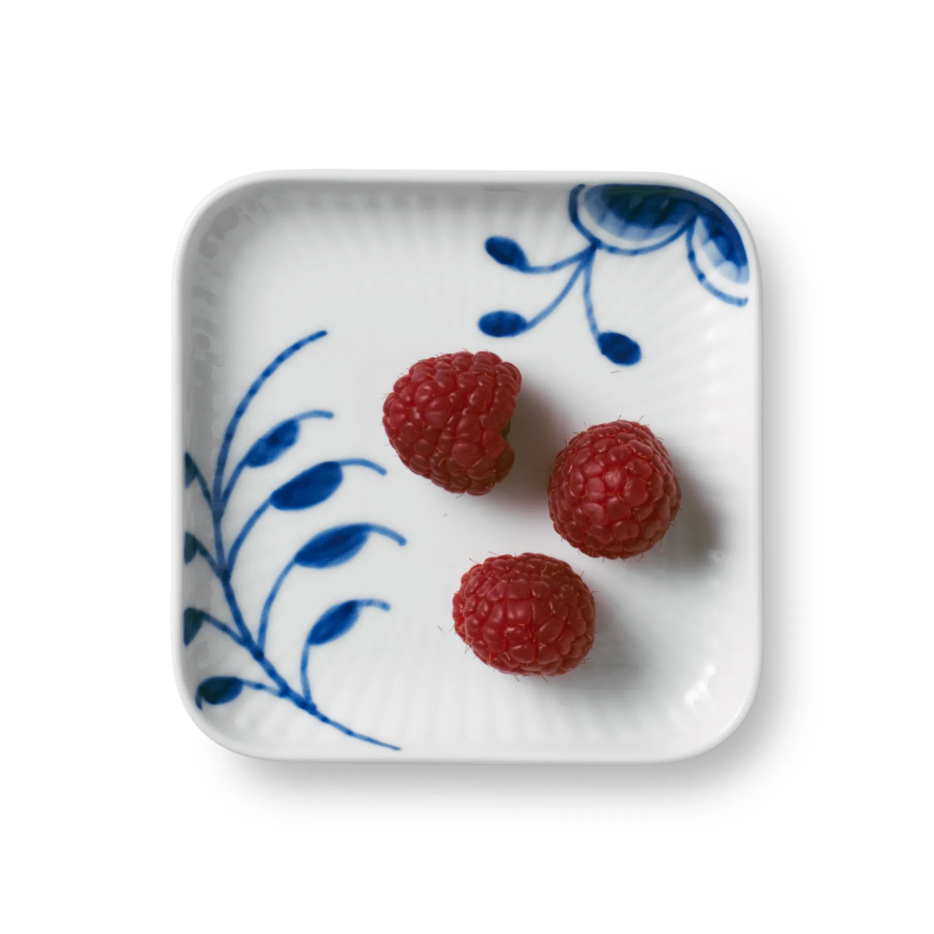 Blue Fluted Mega quarter plate, 9x9 cm Royal Copenhagen