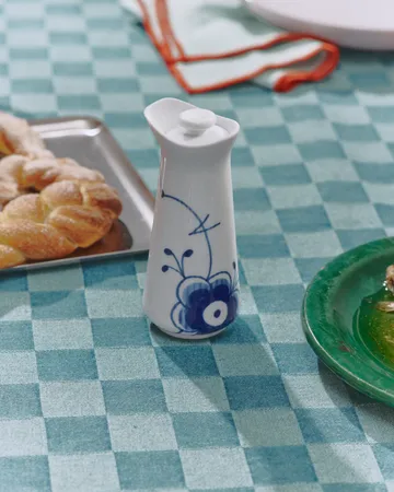 Blue Fluted Mega sauceboat with lid 0.33 L - White-blue - Royal Copenhagen