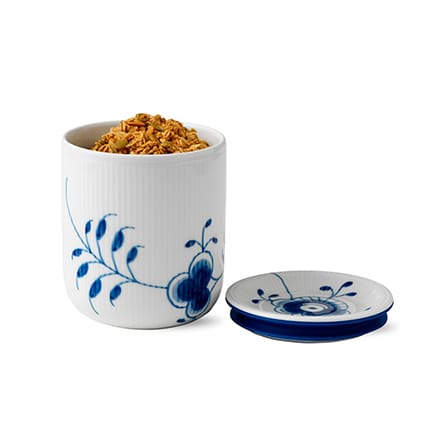 Blue Fluted Mega storage jar, 80 cl Royal Copenhagen
