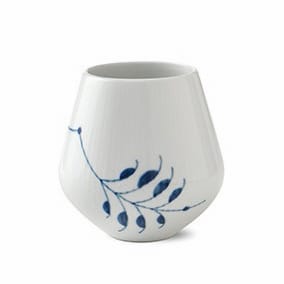 Blue Fluted Mega vase - 12 cm - Royal Copenhagen