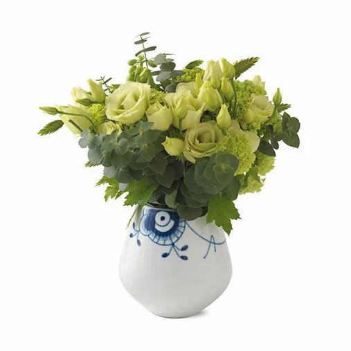 Blue Fluted Mega vase, 12 cm Royal Copenhagen