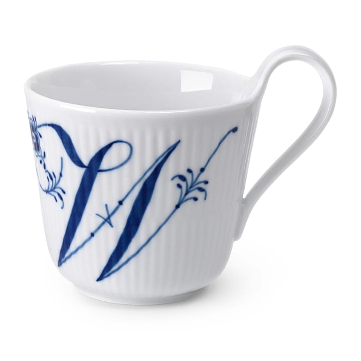 Blue Fluted Plain Alphabet cup 33 cl, W Royal Copenhagen