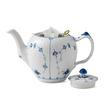 Blue Fluted Plain teapot - 100 cl - Royal Copenhagen