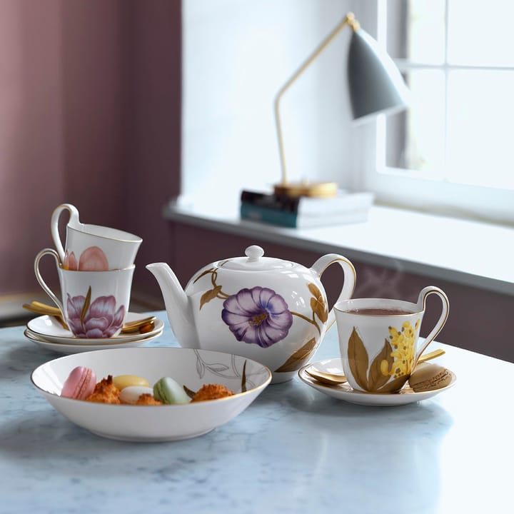 Flora cup and saucer - iris - Royal Copenhagen