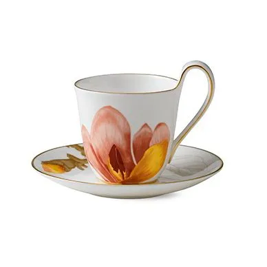 Flora cup and saucer, magnolia Royal Copenhagen