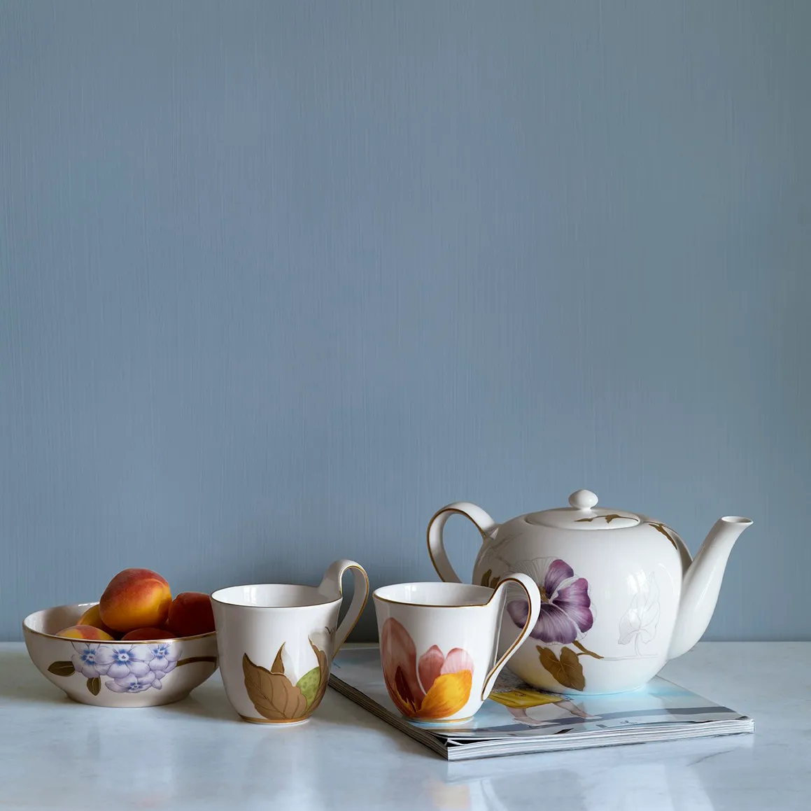 Flora teapot, Morning Glory Royal Copenhagen