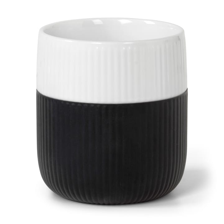 Fluted Contrast mug 33 cl - Jet - Royal Copenhagen