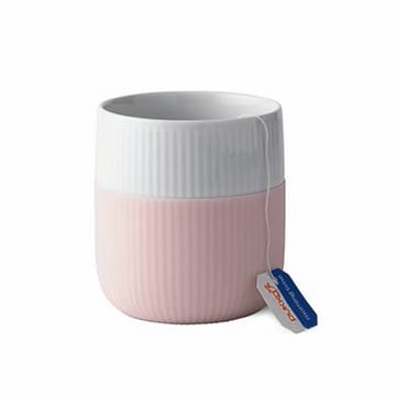 Fluted Contrast mug - dahlia rose (light pink) - Royal Copenhagen