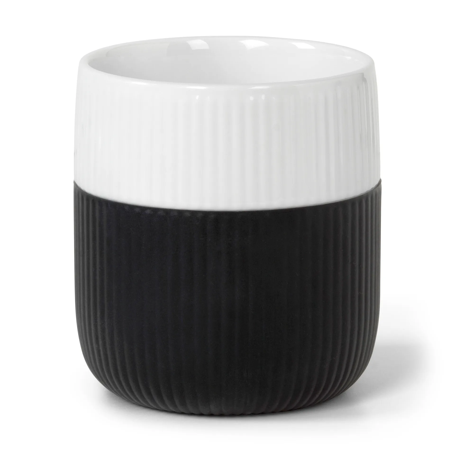 Fluted Contrast mug, Jet Royal Copenhagen