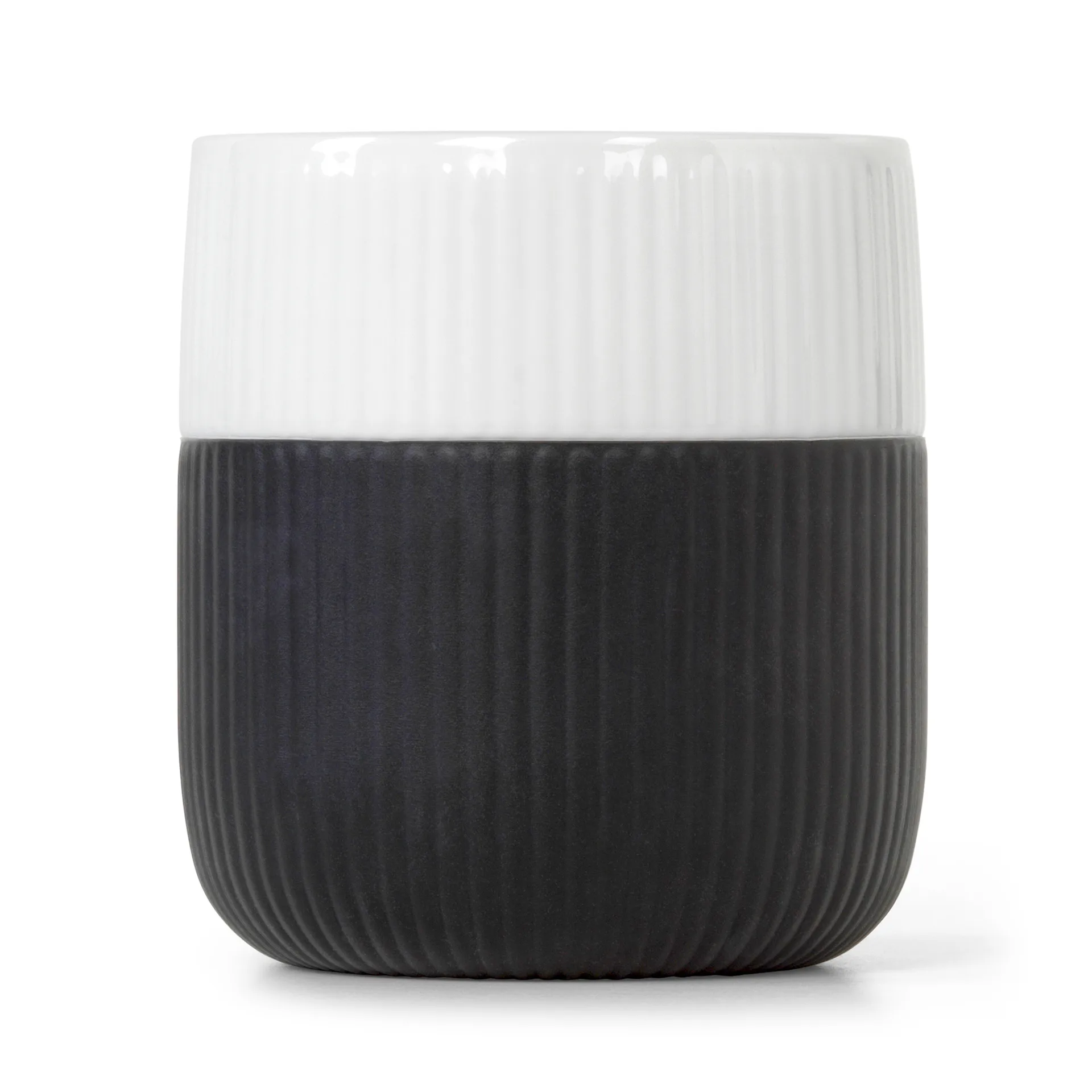 Fluted Contrast mug, Jet Royal Copenhagen