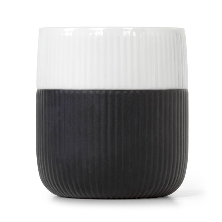 Fluted Contrast mug - Jet - Royal Copenhagen