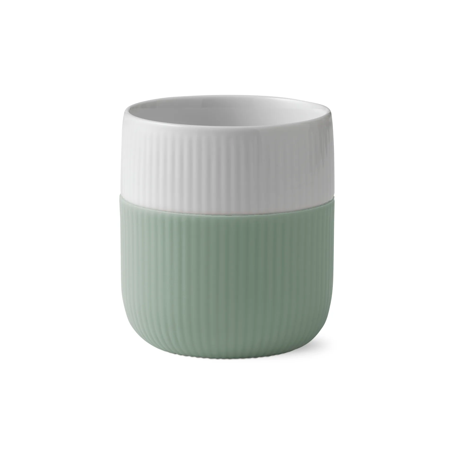 Fluted Contrast mug, Lichen Royal Copenhagen