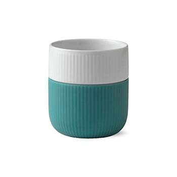 Fluted Contrast mug - opal (blue) - Royal Copenhagen