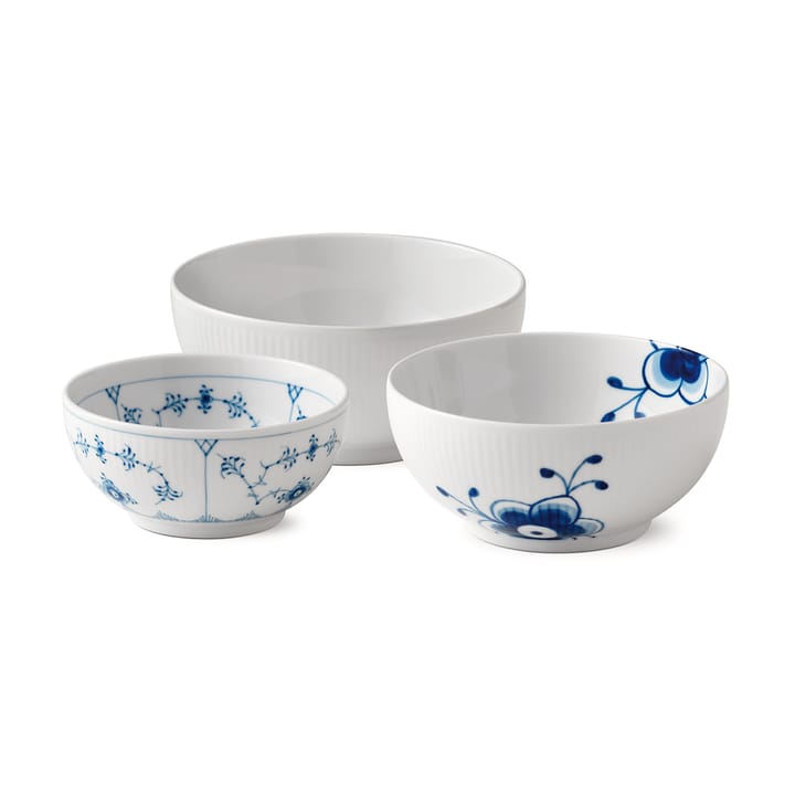 Hilargey Mix bowls 3-pack, set 1 (47 cl-73 cl-110 cl) Royal Copenhagen