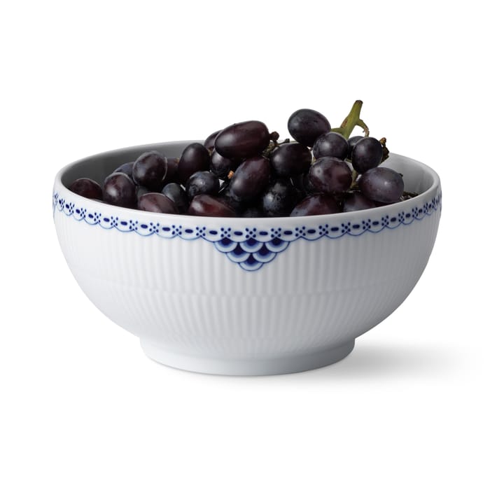 Princess bowl 18 cm, White-blue Royal Copenhagen