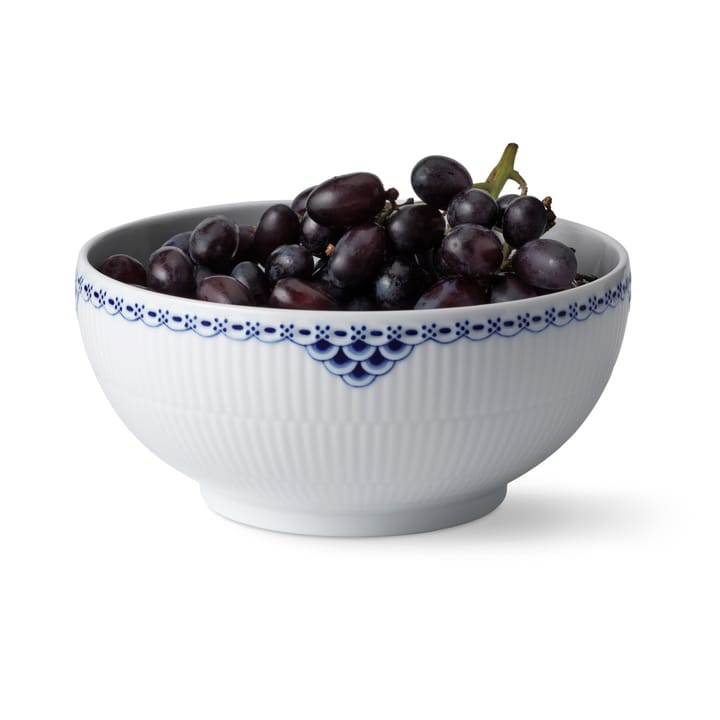 Princess bowl 18 cm - White-blue - Royal Copenhagen